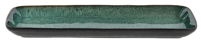 Kerámia szervírozó tálca 14x38 cm Gastro Green/Black – Bitz