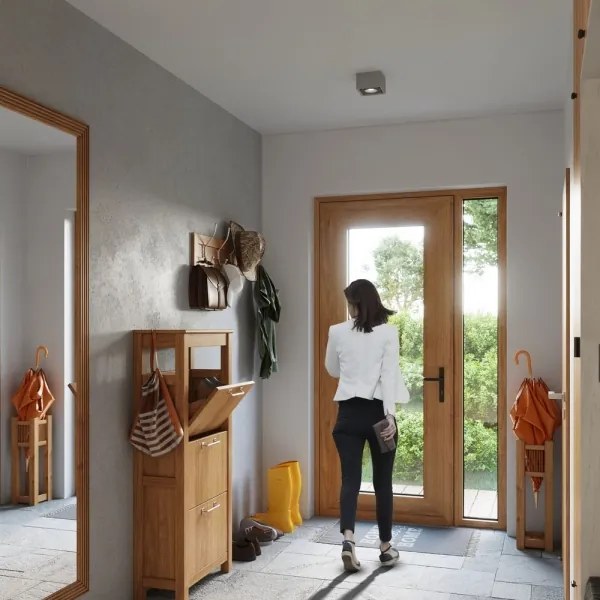 Sollux SL.0883 - Mennyezeti lámpa QUATRO 1xGU10/40W/230V beton