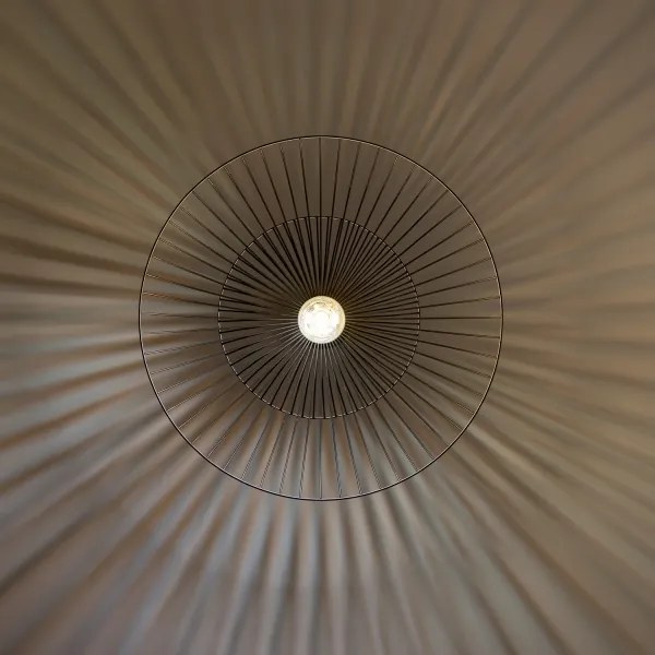 Brilagi - CERIA WIRE LED függeszték kábelen 1xE27/40W/230V, Ø 60 cm, fekete