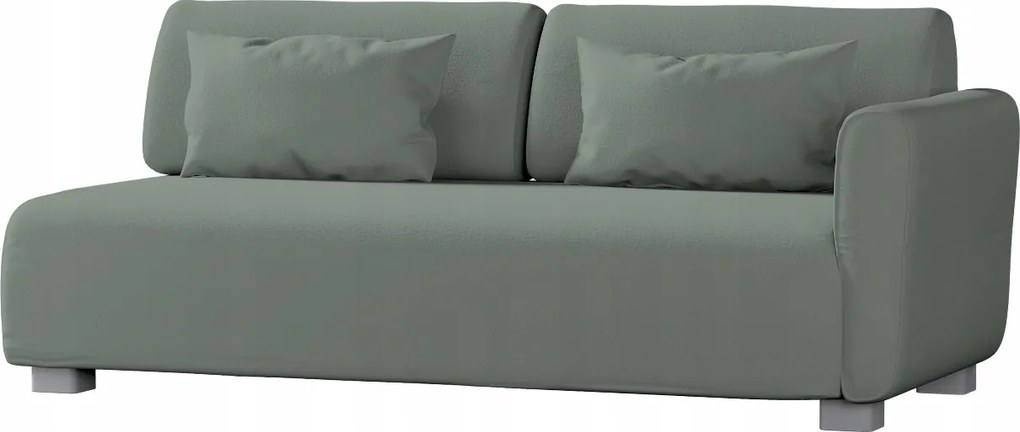 2 személyes kanapé huzat egy kartámasz Mysinge Ikea zöld bukla