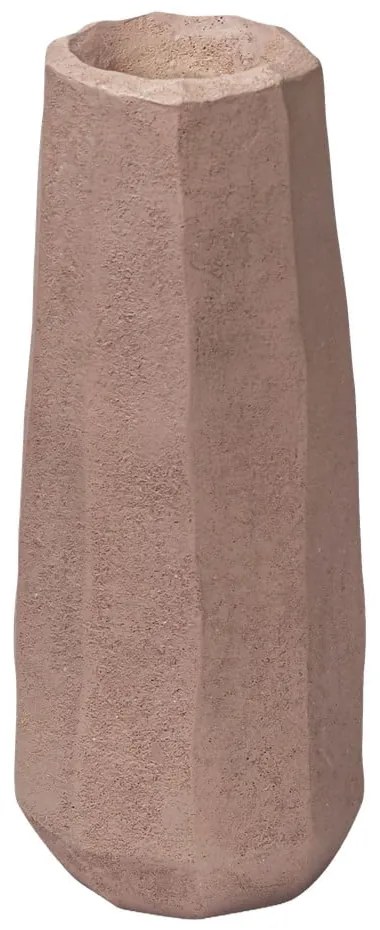 Rózsaszín poligyanta váza (magasság 15,5 cm) Nuki – Mette Ditmer Denmark