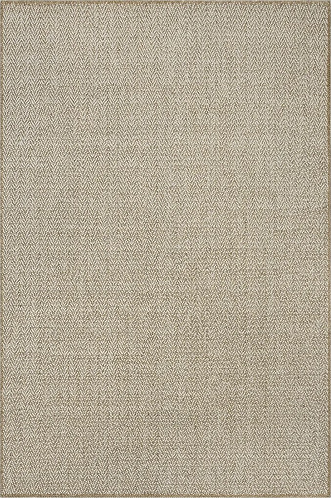 Sizal Outdoor Szőnyeg Csúszásgátló Halszálka Krém Erkélyre Ella 240x330 cm