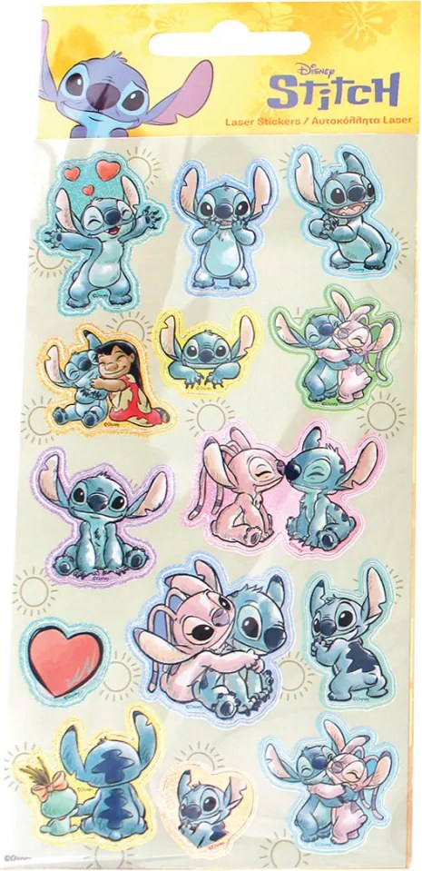 Disney Lilo és Stitch, A csillagkutya Sun hologrammos matrica szett
