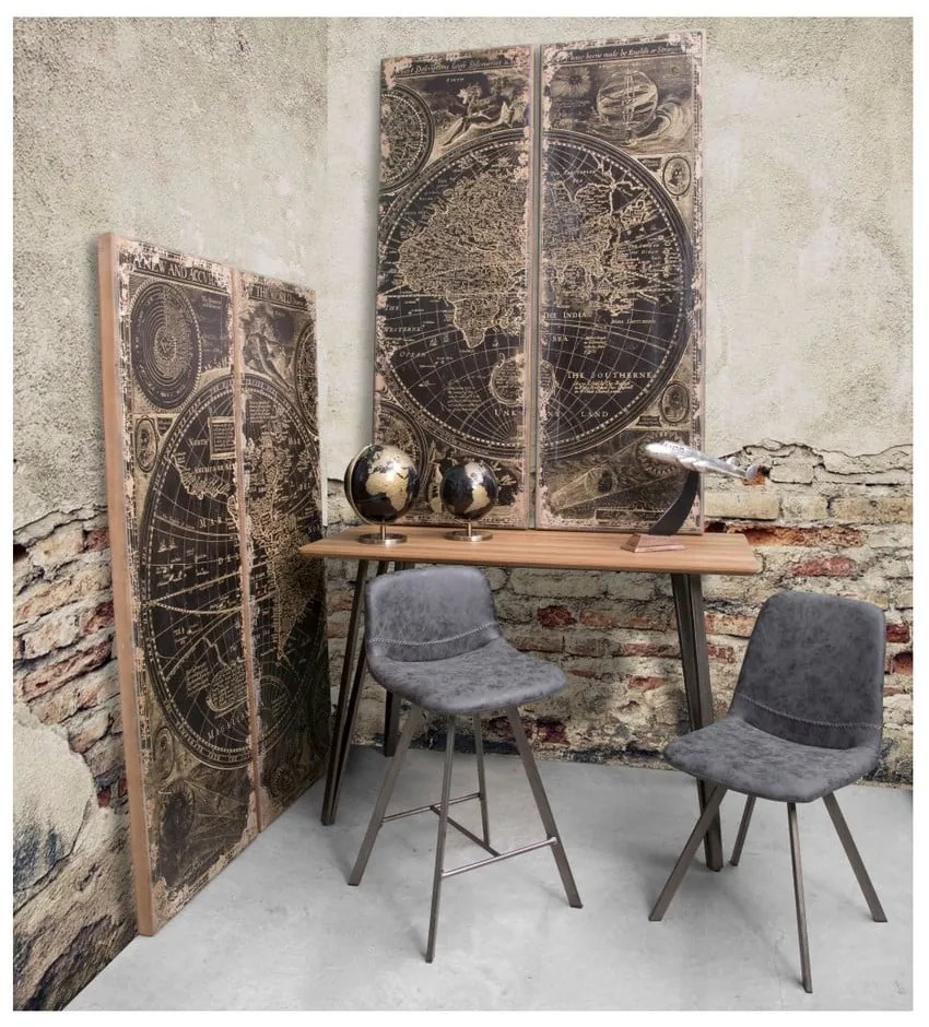 Dark Globe dekoratív földgömb, ⌀ 25 cm - Mauro Ferretti