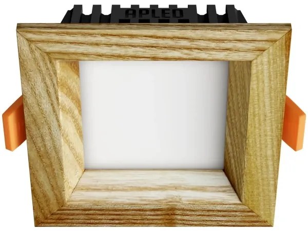 APLED - LED Lámpa SQUARE WOODLINE LED/3W/230V 3000K 9x9 cm kőris tömör fa