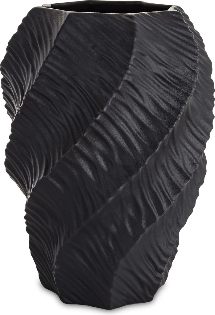 Váza Modern Matt Fekete Alacsony Eredeti Stílusos Hálószoba Nappali