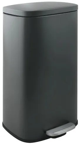Spirella Spirella pedálos szemetes akira matt szürke acél soft-close 50 l 10.21570