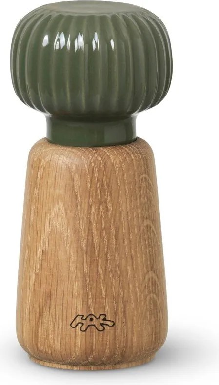 Zöld-natúr színű tömörfa só- és borsőrlő Hammershøi – Kähler Design