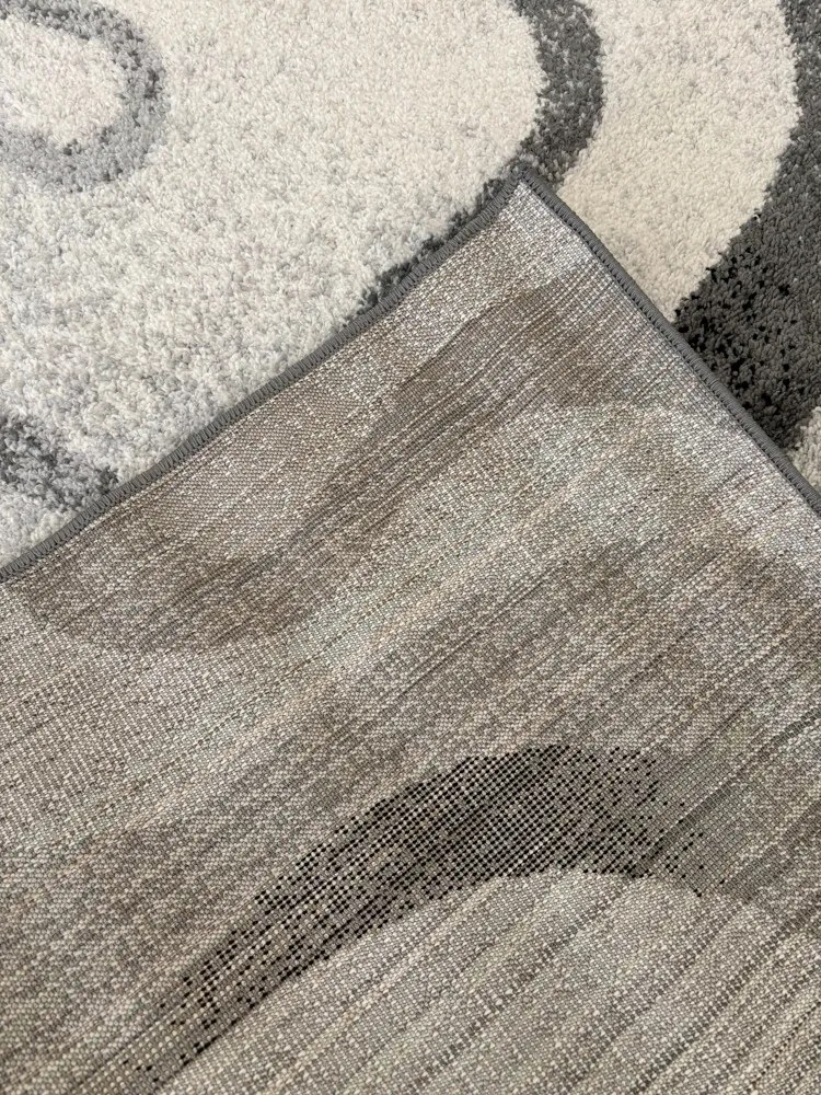 Nora 6036 szürke modern szőnyeg 160x230 cm