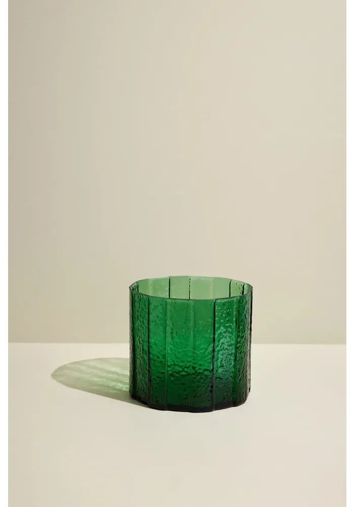 Kézzel készített üveg váza Emerald – Hübsch