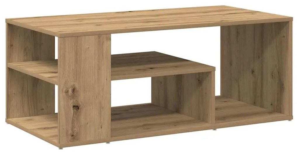 Dohányzóasztal Artisan tölgy 100x50x40 cm Gépelt fa