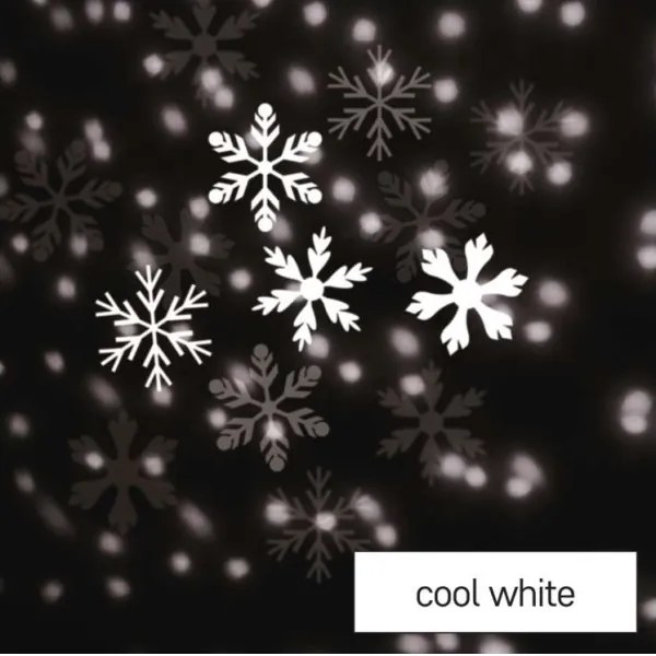 LED Karácsonyi kültéri projektor LED/3,6W/230V IP44 hideg fehér