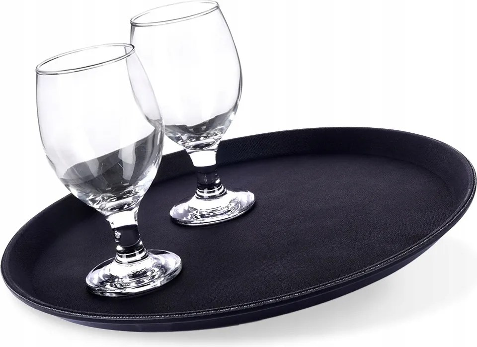 Felszolgáló Tálca Kerek, Csúszásgátló A Vendéglátáshoz