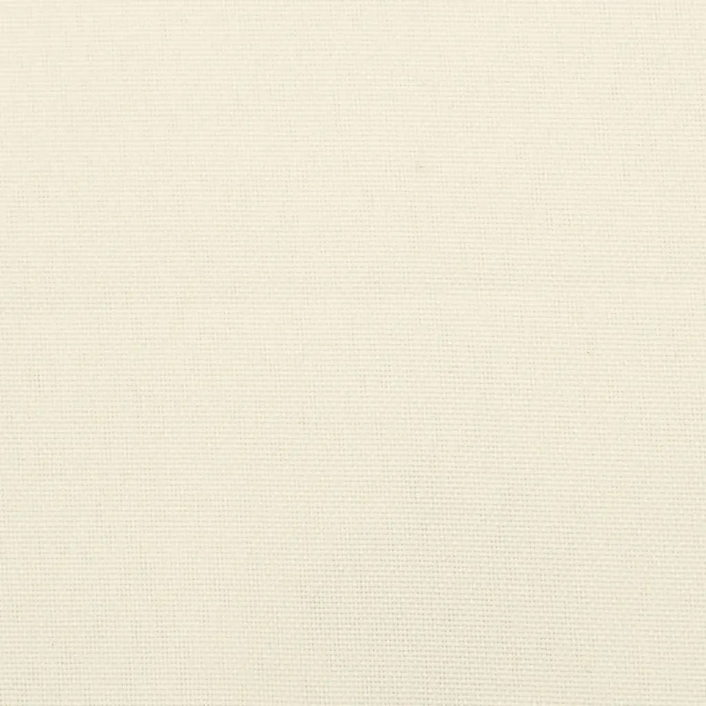 2 db krémfehér oxford szövet kerti padpárna 120 x 50 x 7 cm