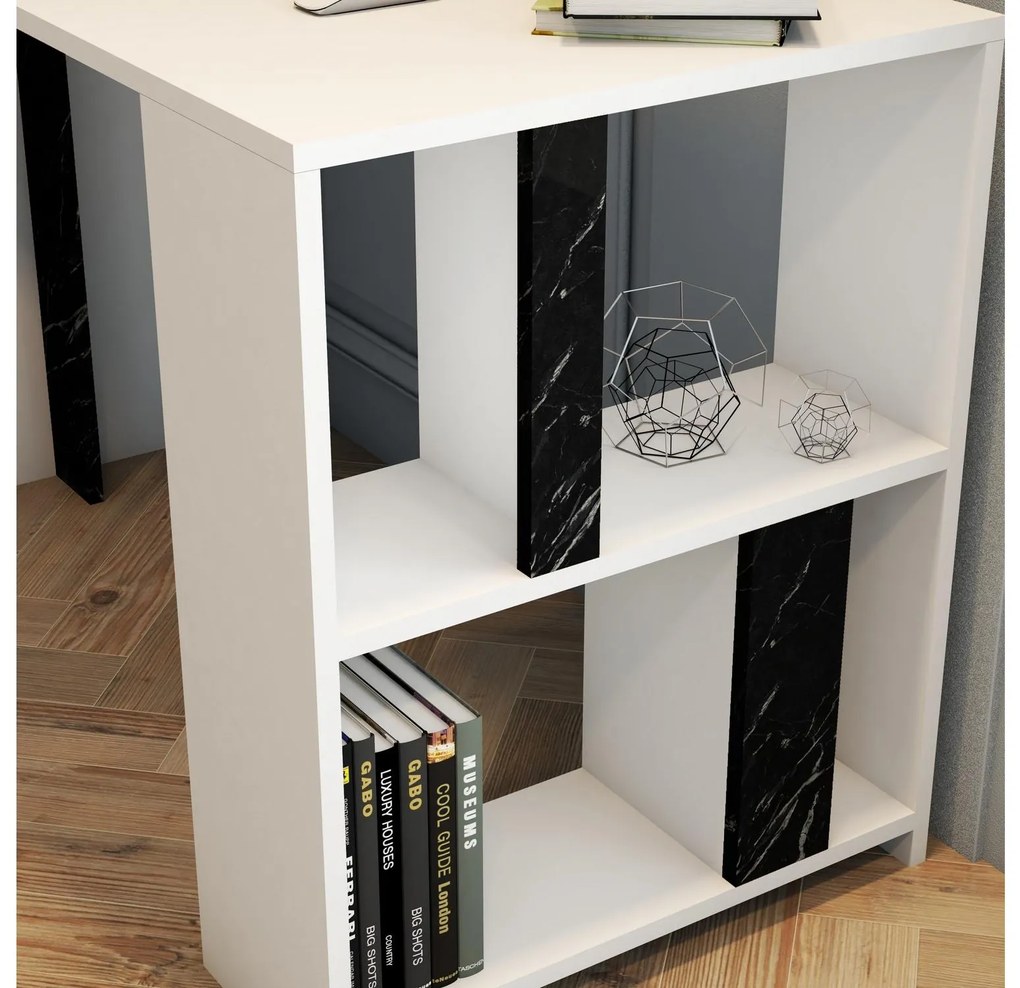 PC asztal Limba (fehér + fekete). 1088794