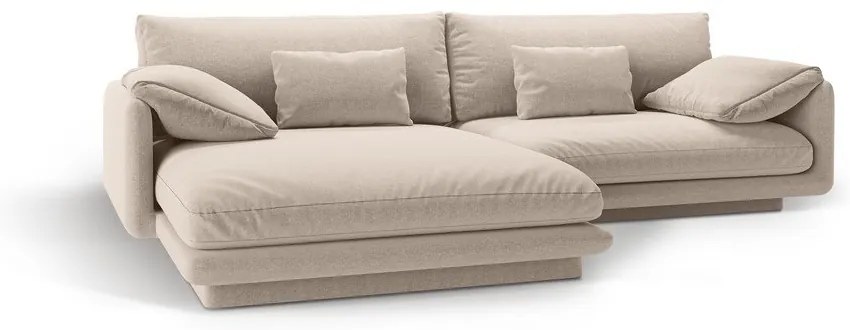 Bézs sarokkanapé (bal oldali) Torino – Micadoni Home