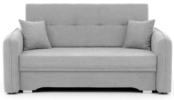 Kihúzható 2 személyes kanapé LAINE, világosszürke