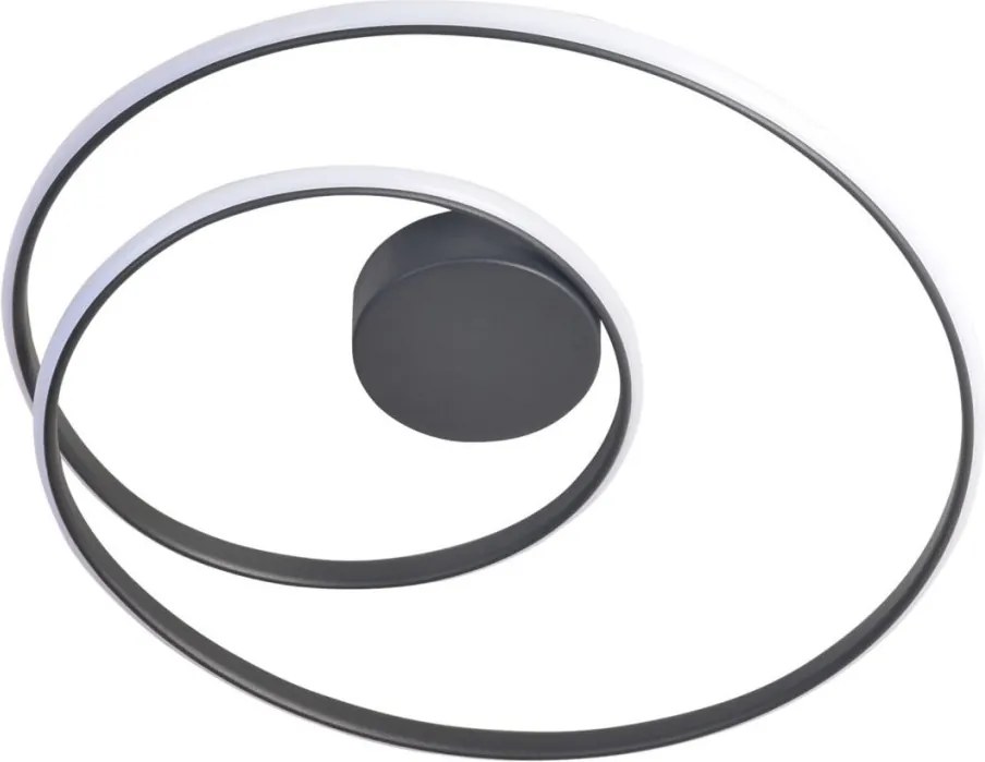 POLUX 328038 ZEFIRA Modern LED Mennyezeti Lámpa Antracit LED IP20