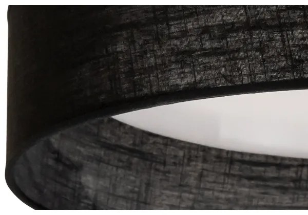 Duolla - LED Mennyezeti lámpa ROLLER LED/24W/230V átm. 45 cm fekete