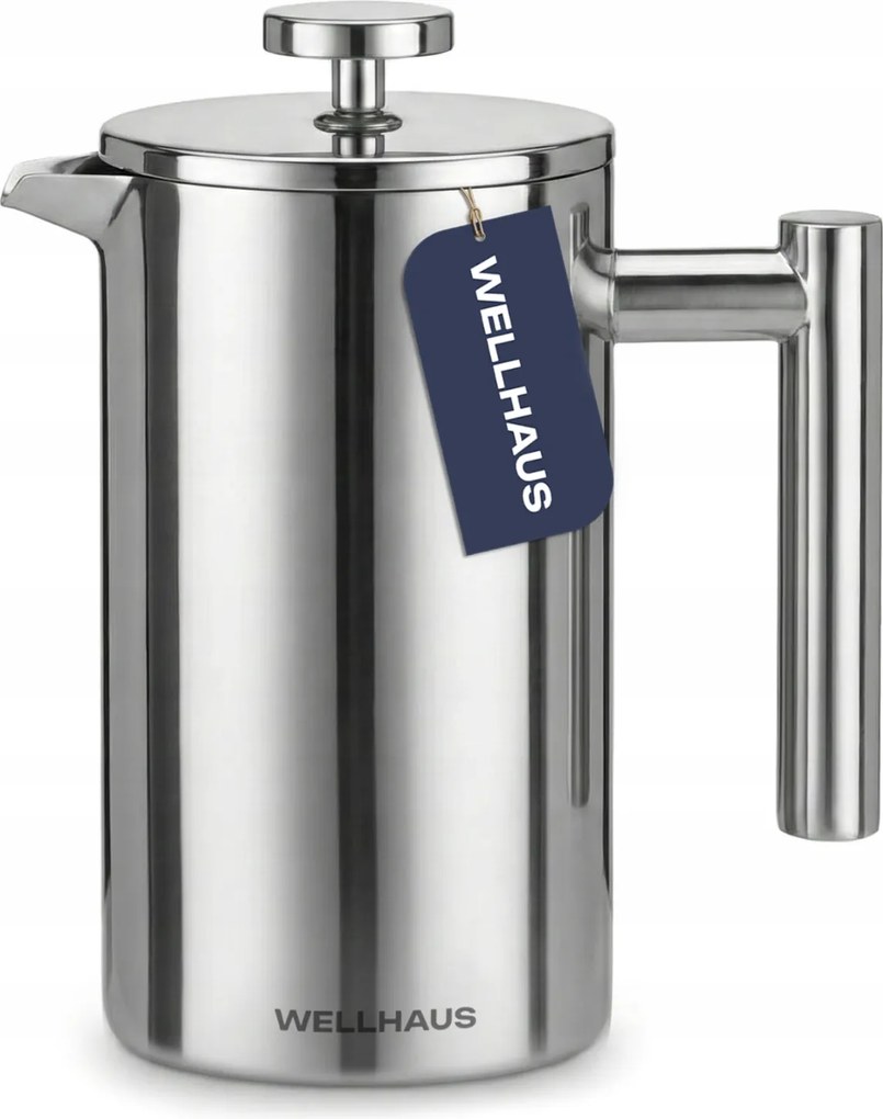 Kávéfőző Teafőző French Press Dugattyús Kancsó Wellhaus 1L