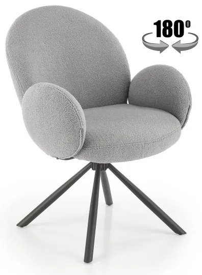 KIVA étkezőszék 1 db szürke