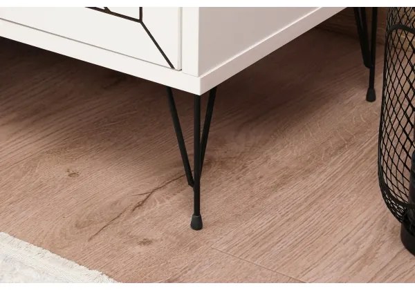 Éjjeliszekrény LUNA 50x55 cm fehér