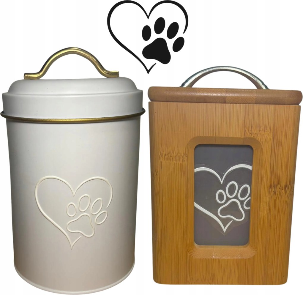 Állateledel tároló doboz 2 db-os szett