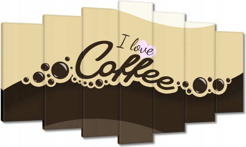Festmények 140x80 I love Coffee