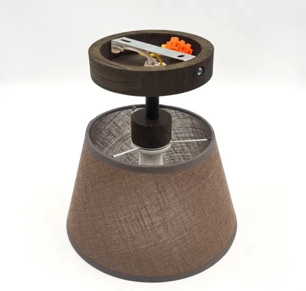 Brilagi - LED mennyezeti lámpa ANTHONY 1xE14/60W/230V dióbarna