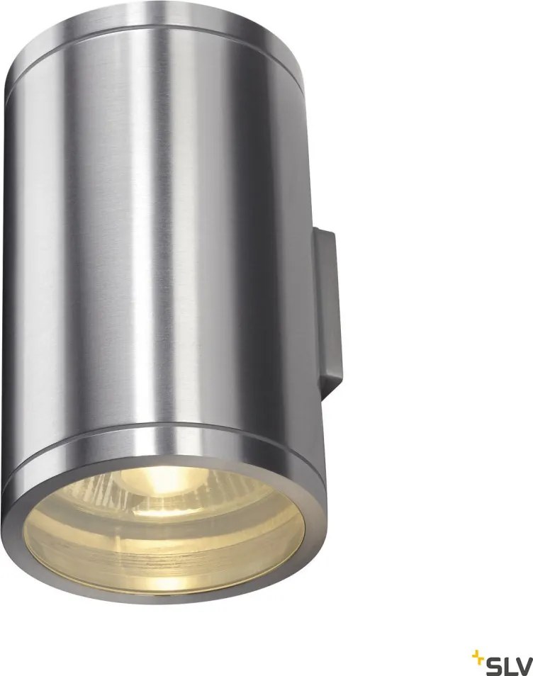 SLV 1000334 SQUARE Modern Kültéri Fali Lámpa Alumínium GU10/ES111 IP44