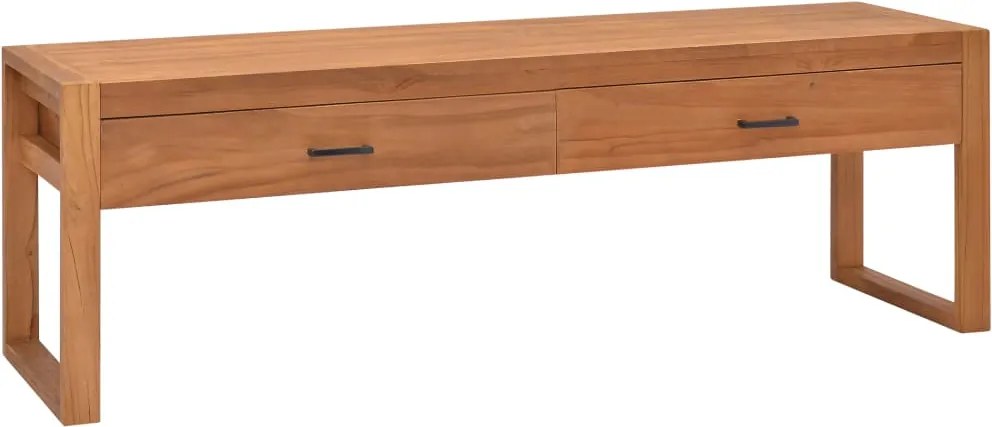 vidaXL újrahasznosított tíkfa TV-szekrény 140 x 40 x 45 cm