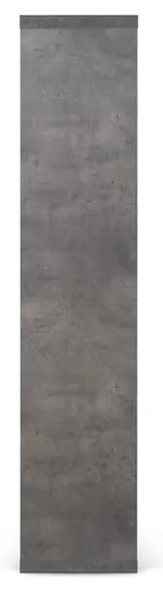 Szürke könyvespolc beton dekorral 70x159 cm Berlin – TemaHome