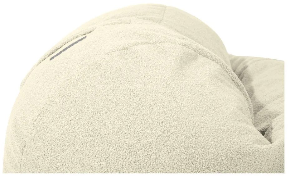 Barna buklé gyerek babzsákfotel Roll 80 – SLOWDOWN