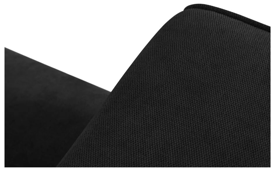 Fekete sarokkanapé (jobb oldali) Esther – Milo Casa