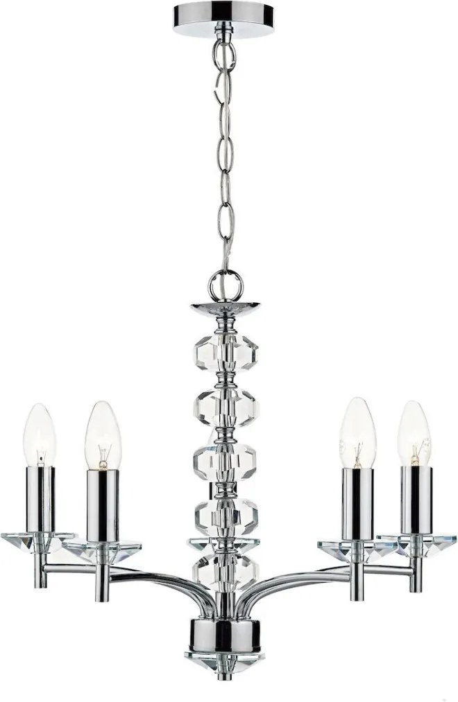 Dar Lighting OLEANA OLE0550 Csillár 5x40W/E14