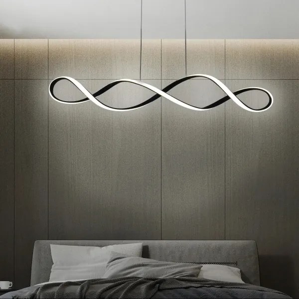 LED Csillár zsinóron INFINITO LED/34W/230V fekete