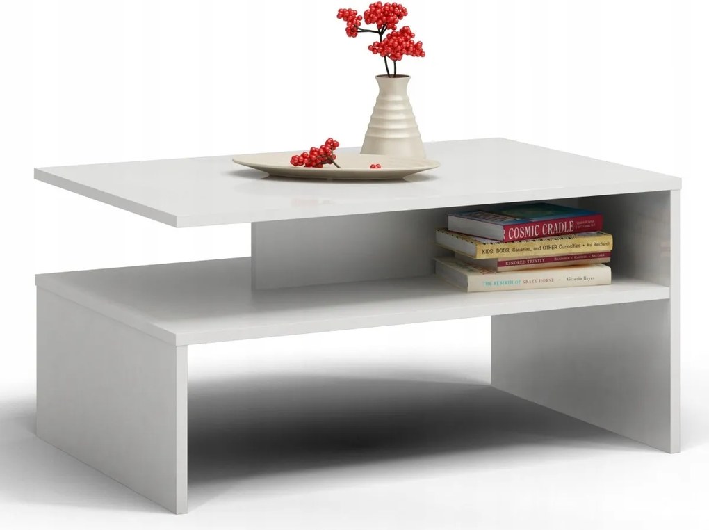 Boston dohányzóasztal matt fehér