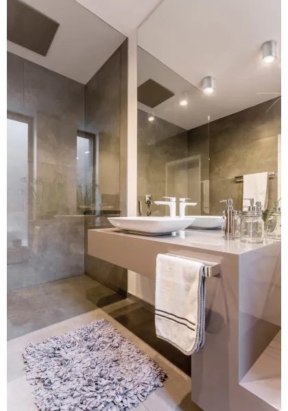 Kanlux 29242 - Fürdőszobai mennyezeti lámpa SANI 1xGU10/10W/230V IP44 matt króm