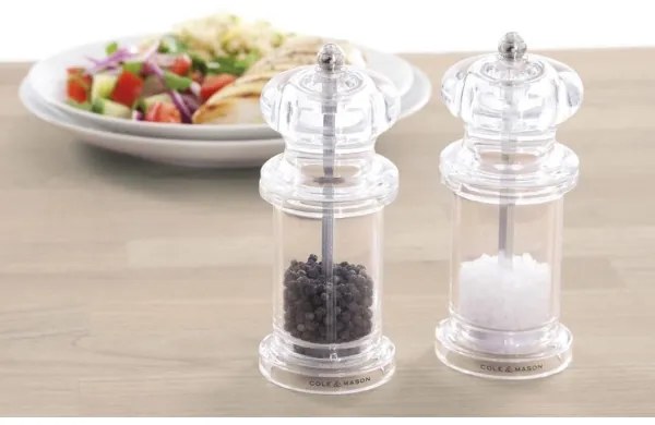 Cole&Mason PRECISION MILLS - 2 db só- és borsőrlő, 14 cm