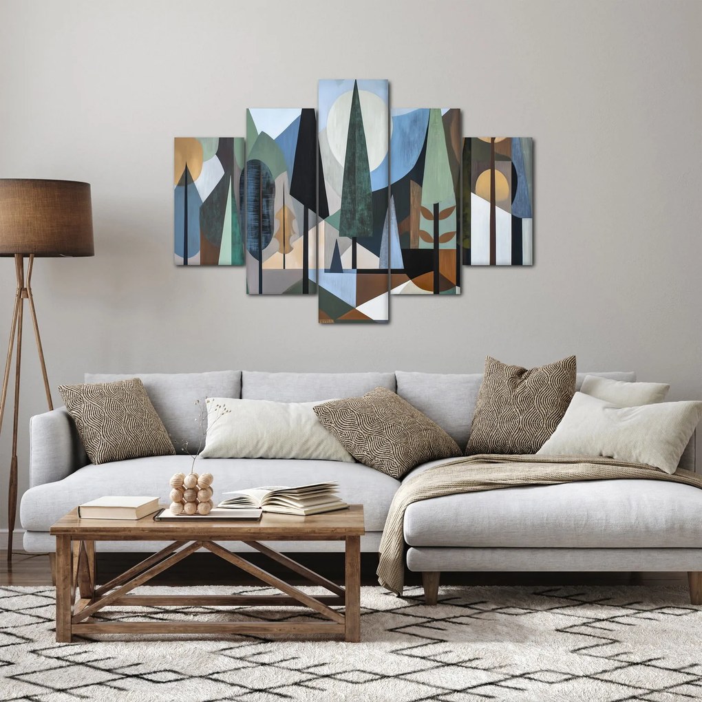 Kép - Természetes geometriai absztrakció II. (150x105 cm)