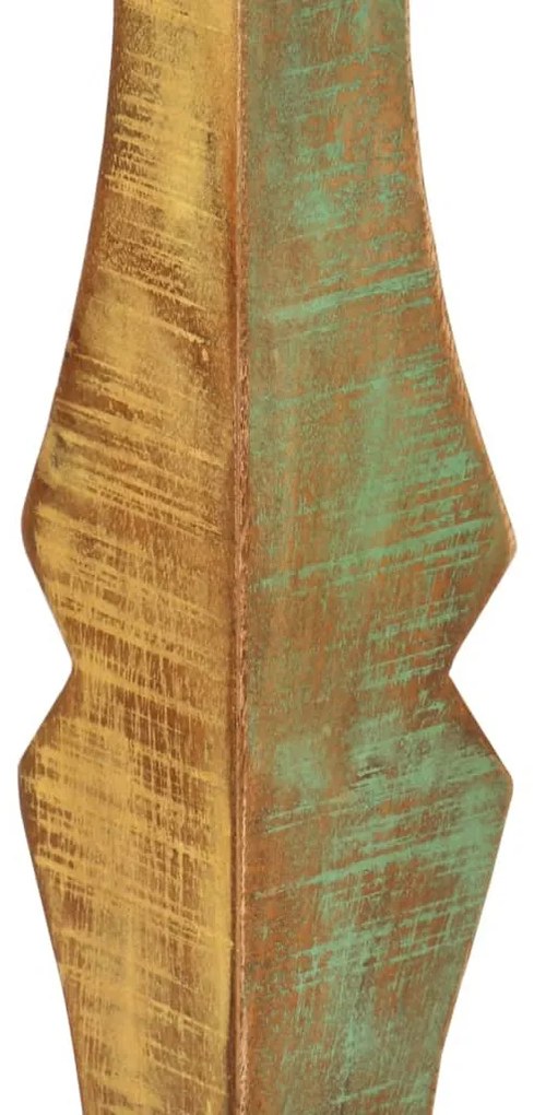 tömör újrahasznosított fa étkezőasztal 110 x 52 x 76 cm