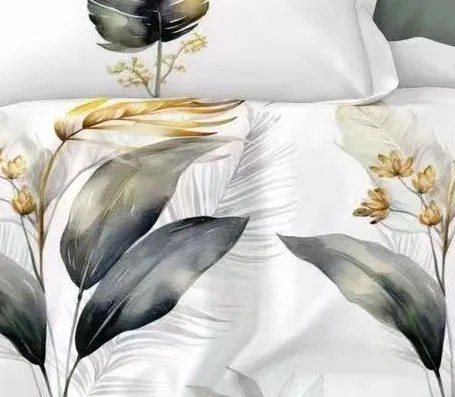 Krepp ágynemű Homa CEREA WHITE 3 részes 140x200 cm