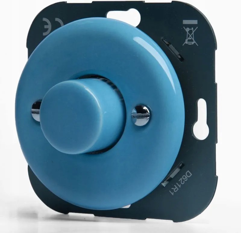 Kerámia Falsík Alatti Fényerőszabályzó 5-150W Pasztell Azúrkék Keret Nélkül