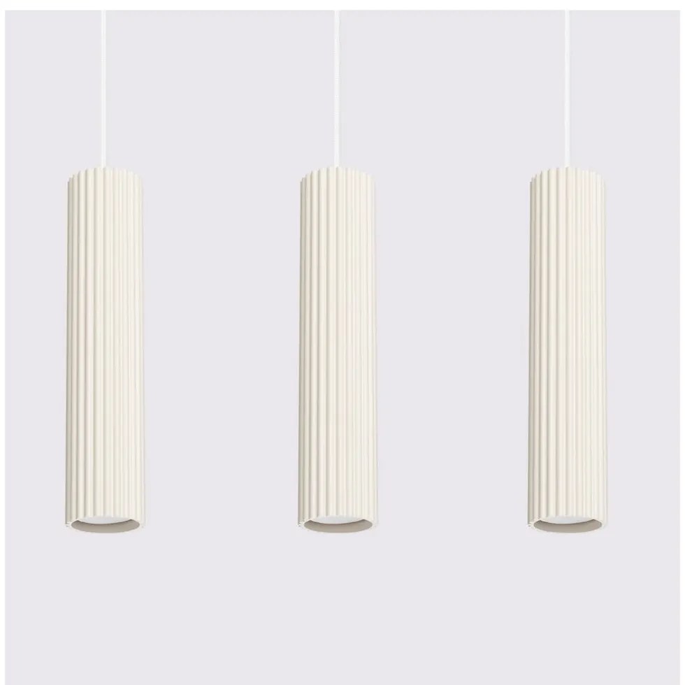Krémszínű függőlámpa Gleam – Sollux