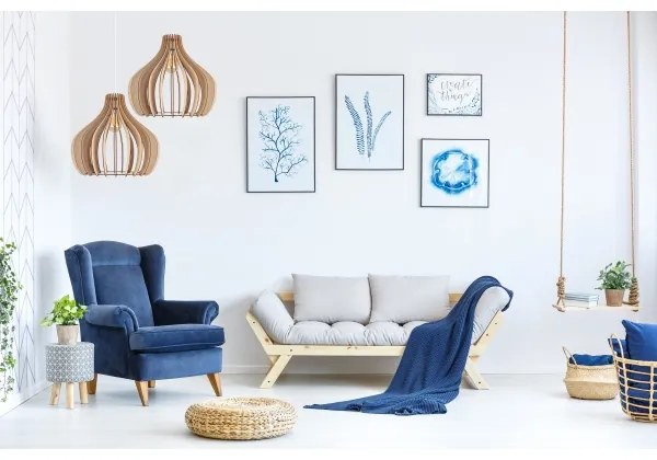 Csillár zsinóron WILL 1xE27/60W/230V fehér