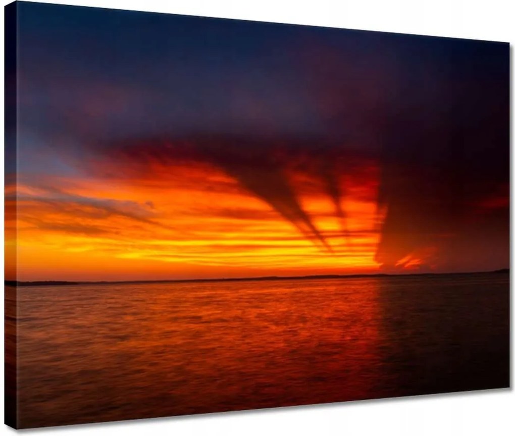 Vászonkép 40x30 Tenger naplemente