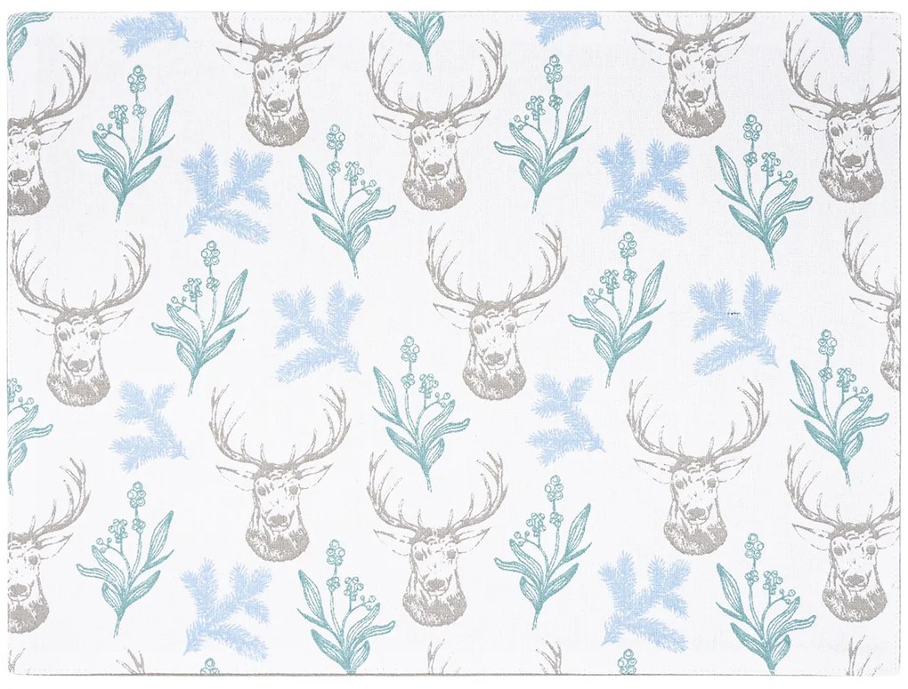 Szarvas karácsonyi teríték kedvező szett, 33 x 45 cm, 4 db