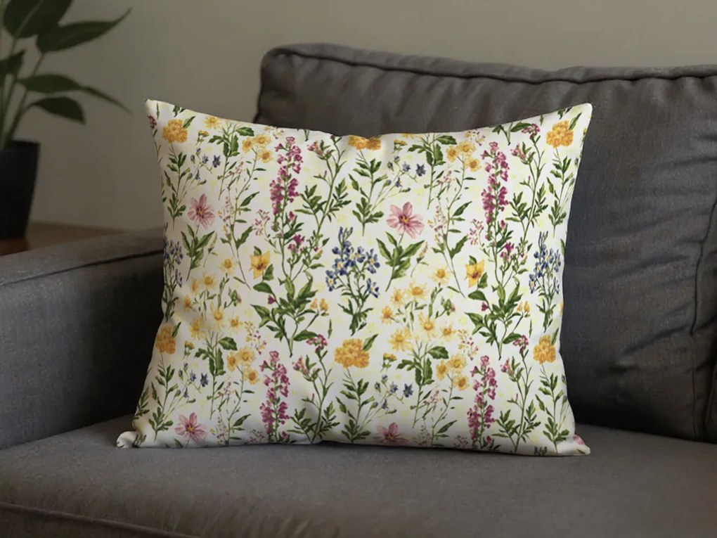 Díszpárnahuzat HERBELLE 50x70 cm, krém