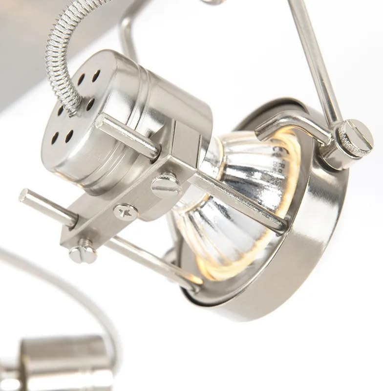 Ipari acél reflektor 2-lámpás állítható - Suplux