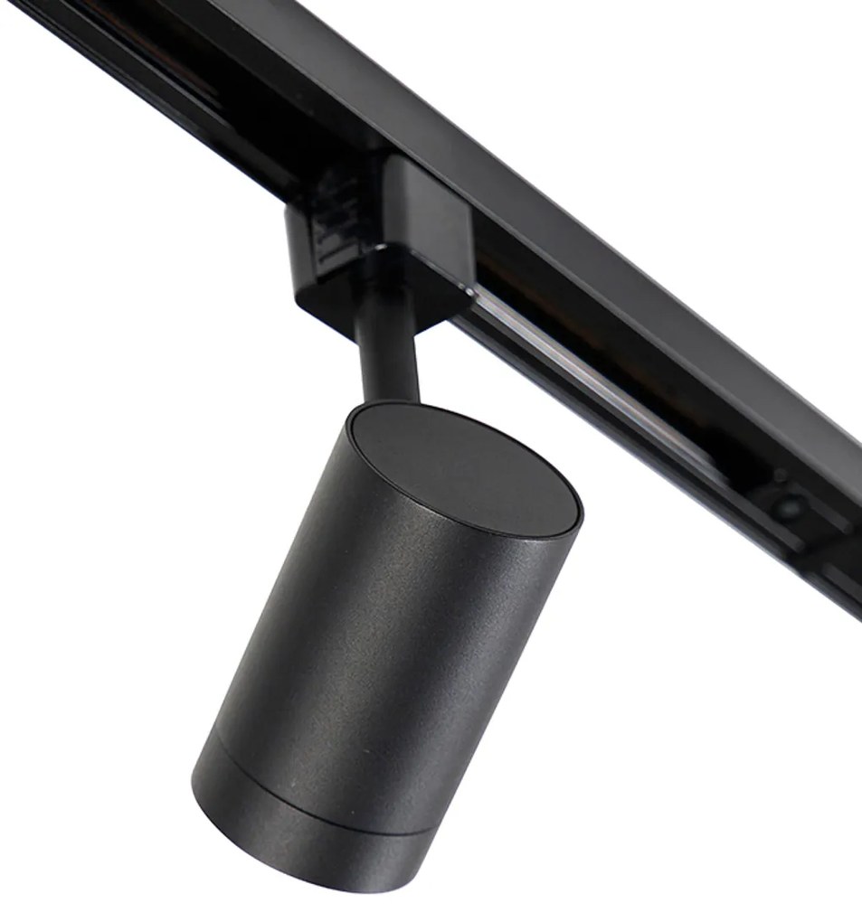 Okos sínrendszer fekete 1 fázisú 10 lámpás, beleértve a Wifi GU10-et - Jeana